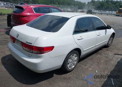 2004 Honda Accord 2.4 Lx из США, поврежденный, VIN 1HGCM563X4A073183